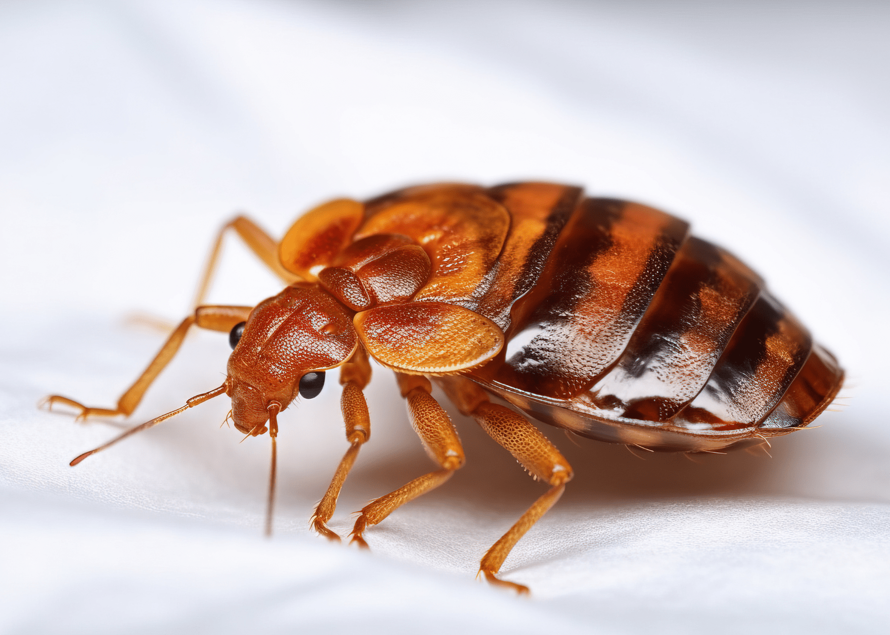 Image of brown bed bug clse up 